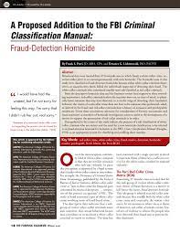 Fbi apostille order form (pdf format) fbi apostille credit we provide fast document authentication services from the us department of state office of authentications to. Pdf A Proposed Addition To The Fbi Criminal Classification Manual