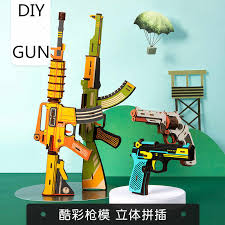 Will be used as the rack that will hold your arsenal. 3d Jigsaw Puzzle Assembly Diy Wooden Model Of Toy Gun Mini Pistol Weapon Children Educational Toy Parent Child Interactive Game Toy Guns Aliexpress