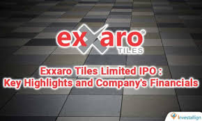 Shares of exxaro tiles had a decent debut on monday after they got listed at a 5 per cent premium at rs 126 on bse and nse over their issue price of rs 120. Exxaro Tiles Limited Ipo Key Highlights And Company S Financials Invest Allign