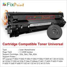 I have a problem like the first post: Jual Compatible Toner Cartridge Hp Cb436a 36a Printer Hp Laserjet M1120 Kota Surabaya Fixprint Store Tokopedia