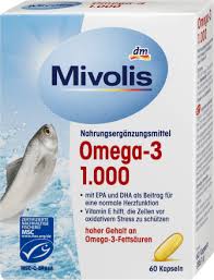 Mivolis Omega-3 1,000, capsules 60 pieces, 85 g- ingredients need to be  verified is not halal | Halal Check