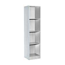 رف كتب 41 5 39 5 172 5سم ٣ أرفف أبيض Storage Cabinets Office Furniture Furniture Household Saco Store