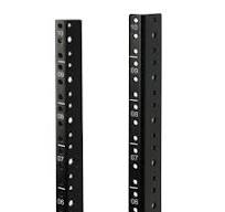 Tecmojo10U Kit de par de rieles verticales para rack, kit de rieles de rack  para bricolaje, 12-24 tornillos incluidos para el equipo de montaje, juego  ...