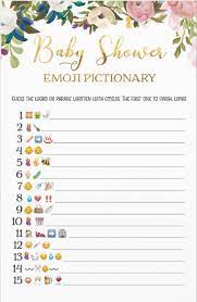 Baby Shower Emoji Game Baby Shower Activities And Ideas Virtual Baby Shower Ideas Outdoor Baby Shower Floral Baby Shower