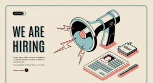 Download Hiring Agency Job Vacancies Search Online Service Isometric Web Banner Landing Page Template For Free In 2020 Web Banner Vector Free Page Template