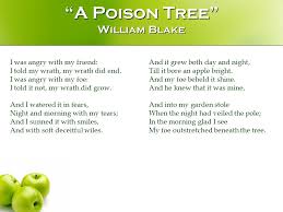 A poison tree (form 5). A Poison Tree By William Blake Ppt Video Online Download
