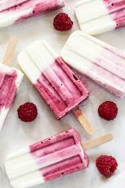 Selbstgemachtes Himbeereis Am Stiel Dee S Kuche Rezept Himbeereis Himbeeren Lebensmittel Essen