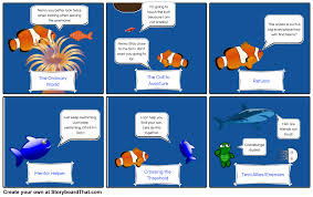Finding Nemo Heroic Journey Part 1 Storyboard By Rebeccaray
