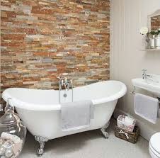 Claw Foot Tub Exposed Brick Country Style Bathrooms House Bathroom Bathroom Style