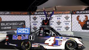 Racing history was made as the series headed to with the date set at july 24, it would run on the week leading into the indianapolis brickyard race weekend, a very popular time in the racing world. Nemechek Wins Truck Series Race At Vegas Abingdon Based Team Takes Camping World Bonus Wcyb