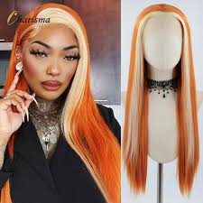 Charisma Synthetic Hair Lace Front Wig 26 Inches Long Straight Lace Wigs  For Women Pre-Plucked Frontal Wigs Cosplay Lace Wig