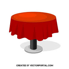 Round Table Vector Clip Art Kawaii Wallpaper Art Clip Art