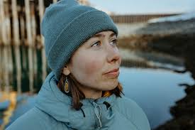 Buy Alaska Wild Salmon Skin Earrings, Hypoallergenic Stainless Steel Online  in India