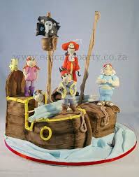 Jake The Neverland Pirates Pirate Cake Disney Cakes Boy Birthday Cake