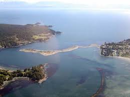 Whiffin Spit Places To Go Vancouver Island Aerial View