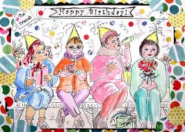 Choose from 2,400+ designs, personalize, and we'll put your warm wishes in the mail next business day. The Friends Happy Birthday Greeting Card For Sale By Nikki Scarpitto