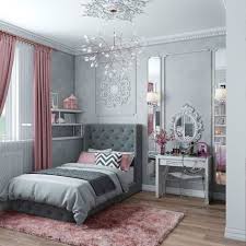 Ado fille image de décors de chambres. Chambre Ado Fille Moderne En 50 Idees Pour Un Decor Genial Et Cosy Idee Deco Chambre Chambre Ado Fille Moderne Deco Chambre Rose Et Gris