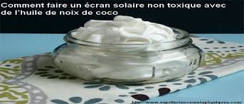 Faire Un Ecran Solaire Non Toxique Avec De L Huile De Coco Creme Solaire Naturelle Creme Solaire Maison Produits De Beaute Faits Maison