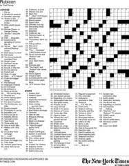 Nyt crossword puzzle is one of the oldest crosswords in the united states and this site will help you solve any of the crossword clues you are stuck and cannot seem to find. New York Times Crossword Puzzle Online Glynnzet Peatix