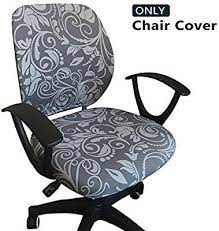 amazon com melaluxe computer office chair cover protective stretchable universal chair cov office chair cover slipcovers for chairs seat covers for chairs