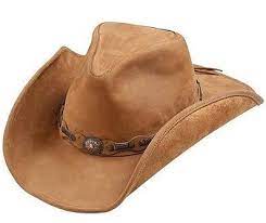 Stetson Put Out A Call For Authentic Cowboy Hats For On Display Only On Shelf In Art Center Decor O Leather Hats Leather Cowboy Hats Leather Western Boots