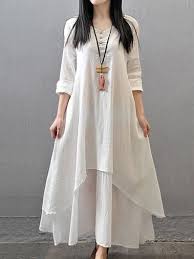 Irregular Hem Two Layers Leisure Loose Simply Maxi Dress Plus Size Dresses Moda Maksi Elbise Maksi Elbiseler