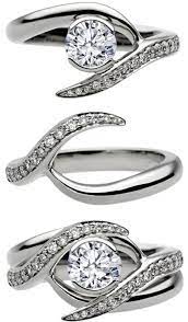 Entwined Bridal Set Engagement Ring Matching Wedding Ring Wedding Rings Vintage Wedding Ring Sets Wedding Rings Unique