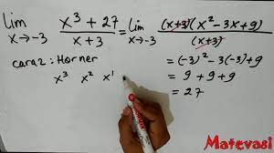 Limit 3 Memfaktorkan Bentuk X Pangkat Tinggi Youtube