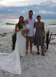 Indian Rocks Beach Wedding Ceremony Wedding Beach Ceremony Simple Wedding Dress Beach Beach Wedding Attire