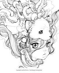 Cat coloring pages is a pdf coloring book made for kids. Coloring Book Camilla D Errico