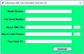 Too many times of password failure cause the user name to be locked. Hikvision Xml File Generator Tool