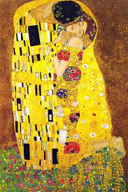 The kiss (original der kuss) by gustav klimt framed art print poster custom made real wood traditional gold frame (18 1/8 x 22 1/8) 3.8 out of 5 stars 16 $49.99 $ 49. The Kiss Canvas Wall Art By Gustav Klimt Icanvas