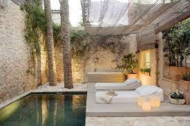 amenagement petit jardin dans l arriere cour idees modernes amenagement jardin pieces a vivre dans le jardin design petite piscine