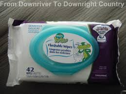 The rippled texture helps to clean your nether regions and each wipe is completely sewer and septic tank safe. Pampers Kandoo Flushable Wipes And 2 In 1 Conditioning Shampoo Review And Giveaway Open To Us And Canada Ends 07 15 From Downriver To Downright Country