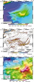 Bathymetric Map Of Kashinosaki Knoll A Depth Color Scale Is