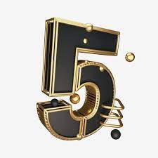 C4d Black Gold Wind Cool Countdown Number 5 5 Clipart Creative Word Commercial Font Png Transparent Clipart Image And Psd File For Free Download Commercial Fonts Cool Stuff Gold