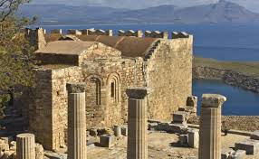 Καιρός, άνεμοι, μέγιστες και ελάχιστες θερμοκρασίες, ανατολή και δύση. Lindos Arxaia Polh Lindos Gtp