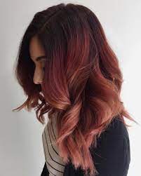 The red hot hues honey rose gold. 20 Gorgeous Examples Of Rose Gold Balayage