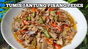 Variasi metode memasak lain, seperti memanggang dengan oven, mengukus, dan merebus, akan membantu mendapatkan pola makan yang. Resep Tumis Jantung Pisang Teri Pedes Youtube
