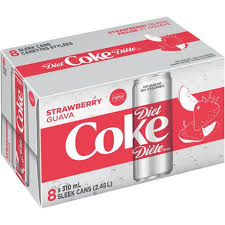 Diet Coke Strawberry Guava 310ml Cans 8 Pack Walmart Canada
