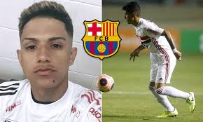 Barça have already paid €1m. Barcelona Set To Activate Option For Brazilian Starlet Gustavo Maia According To His Agent Daily Mail Online