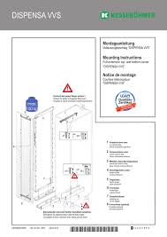 Eine riesige auswahl, günstige preise und auf dich zugeschnittene angebote! Dispensa Vvs Montageanleitung Mounting Instructions Notice De Montage Manualzz