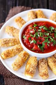 Baked Mexican Mozzarella Cheese Sticks Gimme Some Oven Recipe Recipes Food Mexican Food Recipes