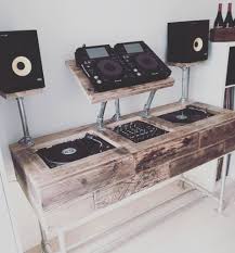 Cozzy D S Custom Dj Stand Dj Pult Paletten Dj Kabine Dj Pult