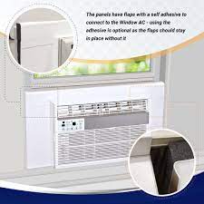 Vinyl panel replacement kit for window air conditioners. Breeze Stop Window Ac Air Conditioner Side Panels Insulation White Breezestop