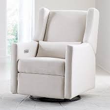 Babyletto Kiwi Ivory Power Recliner Glider Power Recliners Rocking Chair Nursery Nursery Recliner