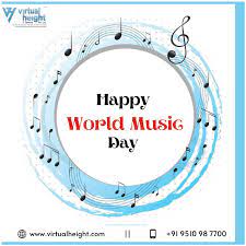 World Music Day 2020 Best Images Quotes For Music Day Virtual Height It Servic World Music Day Mobile App Development Companies App Development Companies