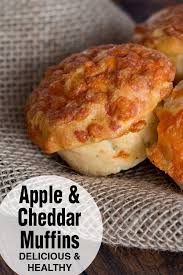 Apple Cheddar Muffins Are Great As A Snack Or As A Side To Your Dinner They Re Moist And Tender But Also Hearty And Filling Grea Cheddar Muffins Food Snacks