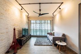 Indoor ceiling fans with lights. Living Room Interior Design Singapore Interior Design Ideas