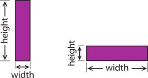 Therefore, whether you say length by width or width by length, because of the commutative of multiplication, it make no difference. Measurement Length Width Height Depth Elementary Math